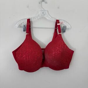 Sleekback Red Floral T Shirt Bra Women’s Size 42E